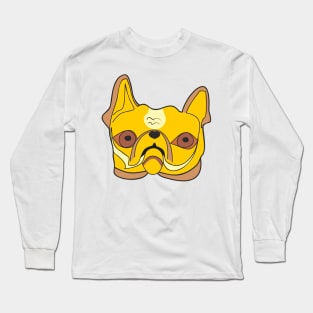 French Bulldog face Long Sleeve T-Shirt